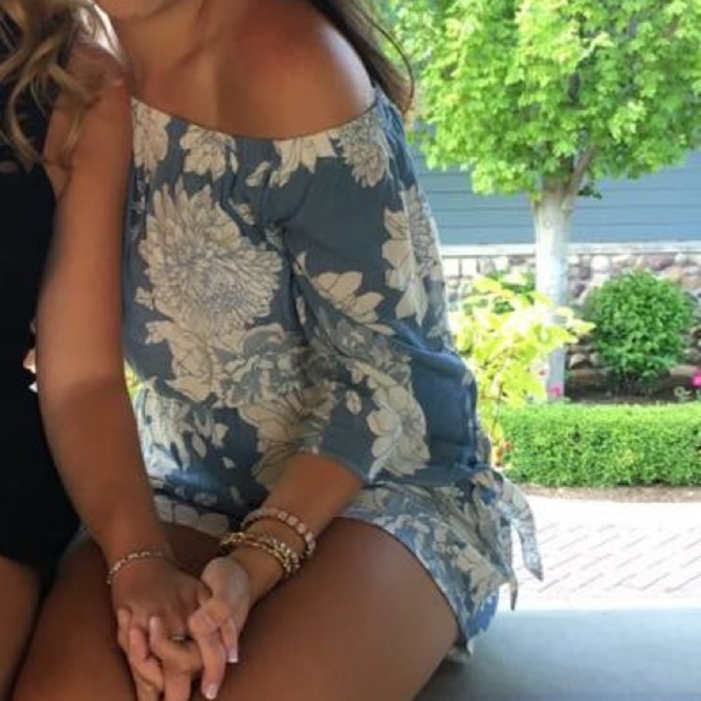 Blue romper